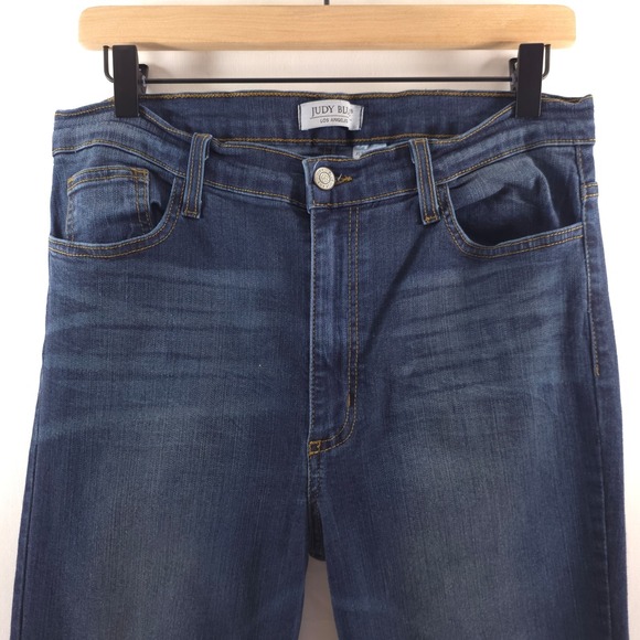 Judy Blue Womens Jeans Skinny 1XL Dark Wash Blue High Rise Stretch 8374 - Picture 2 of 11